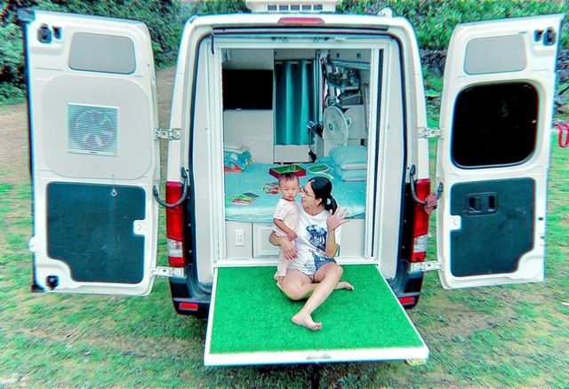 8X Sài Gòn tự sản xuất mobihome từ Hyundai Solati, đưa vợ bầu và con nhỏ đi khắp cả nước - Hình 15.