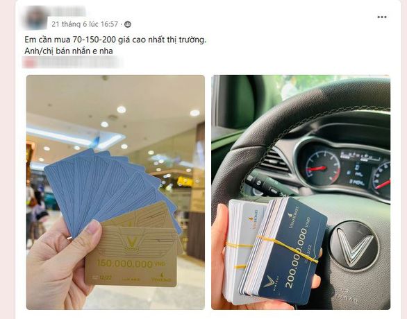 Thương nhân rủ nhau 'bắt đáy' voucher mua xe VinFast chờ tăng giá - Ảnh 1.