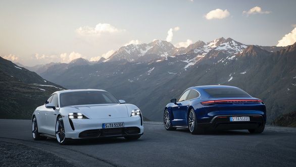 Xe điện Porsche Taycan ghi nhận kỷ lục đi qua 14 quốc gia trong 24 giờ - Hình ảnh 1.