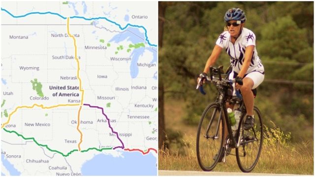 Đạp xe đạp trên biển, vượt qua chặng đường 3.352 km để lập kỷ lục thế giới - Hình 1.