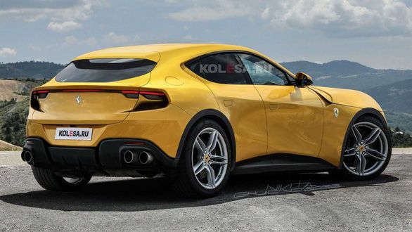 Siêu SUV đầu tiên của Ferrari qua hình phác thảo - Ảnh 2.