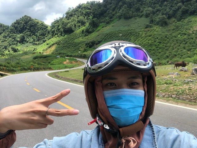 Cô gái đi hơn 3000km từ Đồng Nai đến Hà Giang, toàn bộ hành trình di chuyển bằng chiếc xe tay ga - Ảnh 3.