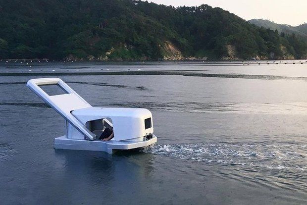 Đỉnh điểm của sáng tạo Nhật Bản: chiếc thuyền giống hệt phéc-mơ-tuya mở cánh trên mặt nước - Ảnh 4.