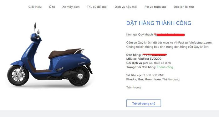 Dân Việt 'đua nhau' đặt mua xe máy điện quốc dân mới VinFast Evo200 - Hình ảnh 1.