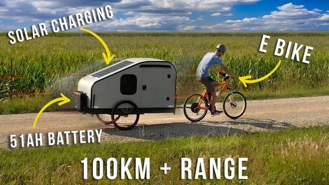 YouTuber tự tạo xe đạp điện cùng nhà di động - Hình 6.