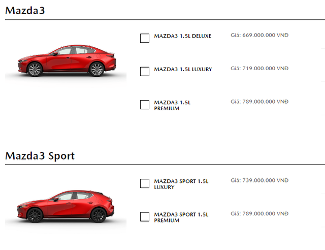 Mazda3 loại bỏ phiên bản 2.0L tại Việt Nam: Giá gốc giảm còn 789 triệu đồng, thấp hơn Altis Hybrid và Civic RS - Ảnh 1.