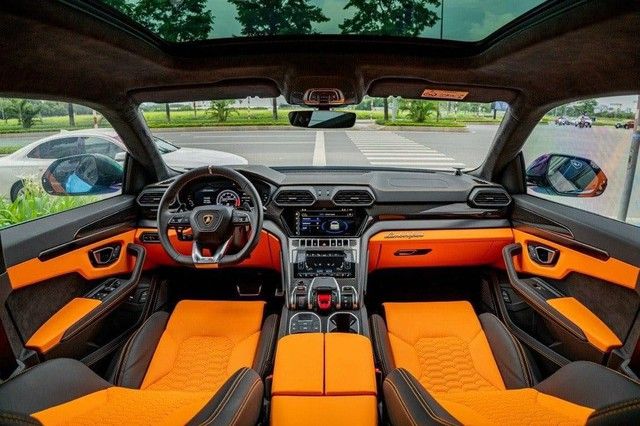 Lamborghini Urus màu Blu Cepheus độc đáo tại Việt Nam: Giá 23,5 tỷ đồng, nội thất mang phong cách của Hermes theo xu hướng - Ảnh 3.