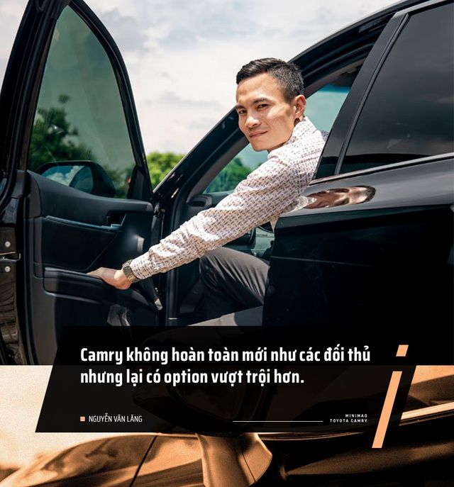 Lắp chốt Toyota Camry trong 15 phút, Giám đốc 8X đánh giá: ‘Ngồi sau sướng thật, cầm vô lăng còn bất ngờ hơn’ - Ảnh 5.