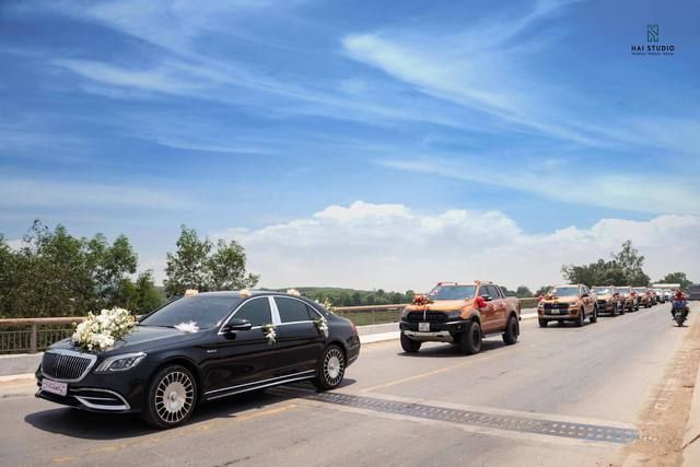 Đám cưới với việc 30 xe bán tải rước dâu tại Nghệ An: Ý tưởng độc đáo từ bố mẹ chồng - Ảnh 3.