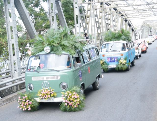 Xe cổ Volkswagen tham gia Lễ hội đường phố trong Tuần lễ Festival Huế 2022 - Ảnh 8.