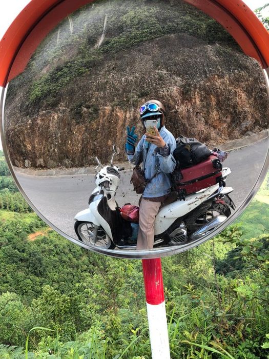 Cô gái đi từ Đồng Nai đến Hà Giang, toàn bộ hành trình di chuyển bằng chiếc xe ga - Ảnh 10.