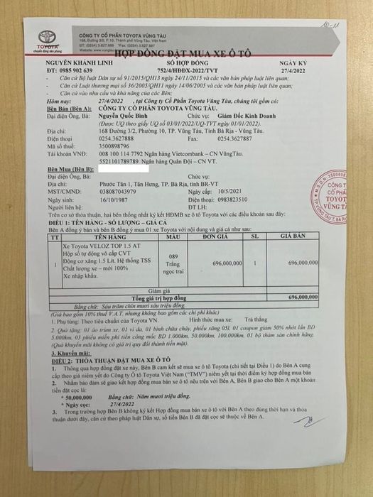 Nguy cơ mất tiền đặt cọc khi Toyota tăng giá Veloz Cross cho khách hàng Việt - Hình 2.