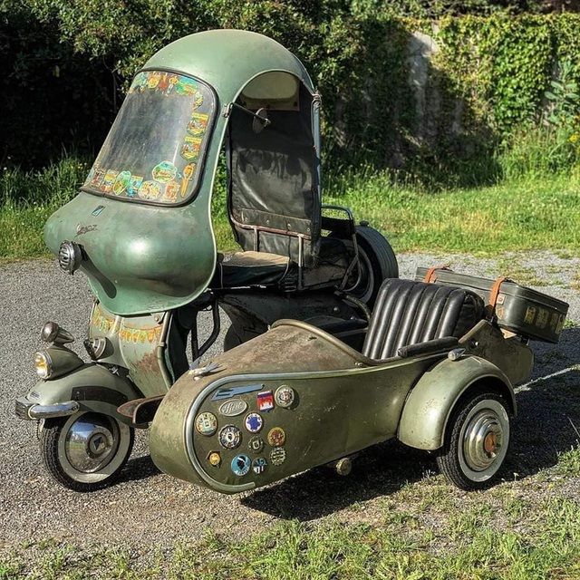 Biến hóa độc đáo trên chiếc Vespa: Từ xe tăng, xe một bánh đến việc sáng tạo với thân tre... - Hình 15.