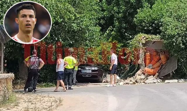 Xe hạng sang của Ronaldo gây ra vụ tai nạn ở Tây Ban Nha - Ảnh 2.