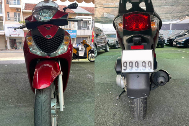 Honda SH 150i sở hữu biển số đẹp ngũ quý 666.66 vẫn đang được bán với giá trên 1 tỷ đồng.