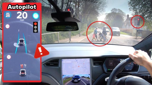 Xe Tesla phát hiện người 'vô hình' khi đi qua nghĩa trang hoang vắng - Ảnh 1.