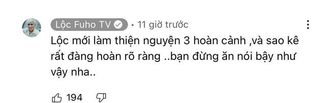  Bị chỉ trích về việc sử dụng quỹ từ thiện để mua ô tô, Lộc Fuho phản ứng cực mạnh - Ảnh 1.