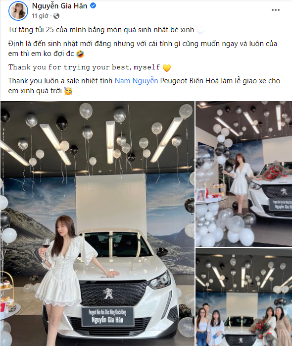 Người yêu của Hoàng Đức chính thức nhận chiếc xe mới trị giá gần 800 triệu đồng ở tuổi 25 - Hình ảnh 1.