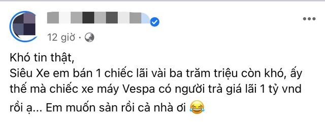 Vespa 946 Christian Dior gây sốt tại Việt Nam: Bán chóng mặt, lời ngay 1 tỷ đồng, vượt xa cả việc bán siêu xe - Hình 2.