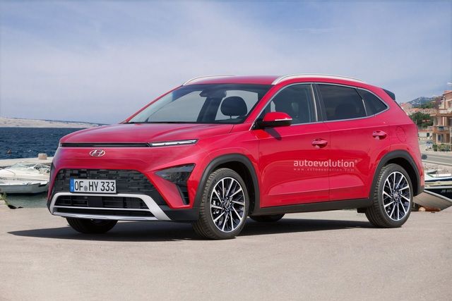 Xem trước thiết kế Hyundai Kona 2023: Kế thừa nhiều đặc điểm từ dòng anh em Santa Fe - Ảnh 1.