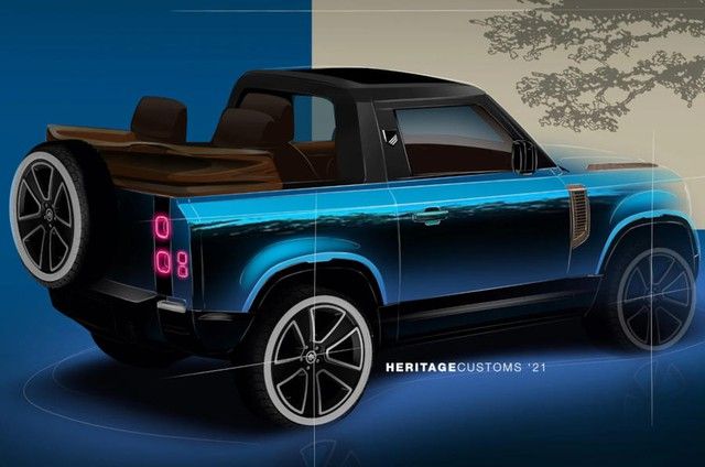 Dịch vụ độ xe này đáp ứng nhu cầu của các đại gia muốn sở hữu một chiếc Land Rover Defender mui trần - Ảnh 3.