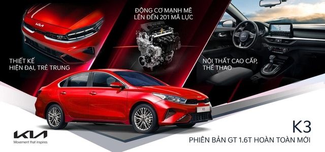 Kia K3 GT 2022 có giá 759 triệu đồng tại Việt Nam: Động cơ turbo với hơn 200 mã lực, hộp số ly hợp kép, quyết tâm đối đầu với Honda Civic - Ảnh 1.