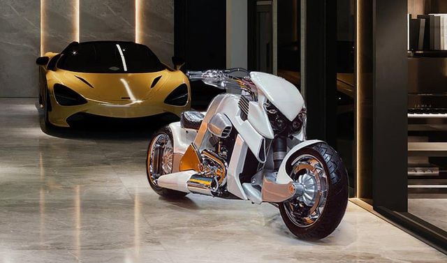Garage mơ ước của tỷ phú Đà Nẵng với không gian sang trọng, những chiếc siêu xe độc đáo, và một V-Rex Travertson như của Tuấn Hưng là điểm nhấn - Ảnh 3.