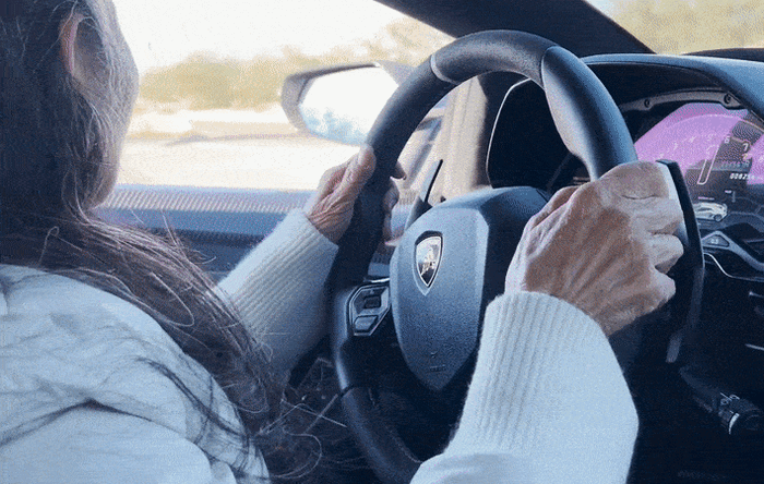 Một bà cụ Việt Nam trên 80 tuổi cầm lái Lamborghini Aventador SVJ - Siêu xe với công suất 770 mã lực không phải ai cũng 'dám thử sức' - Ảnh 1.