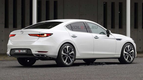 Phác họa thiết kế Mazda6 đời mới: Mất đi nét sang trọng - Hình 2.