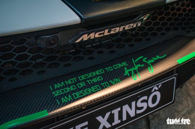 Chiêm ngưỡng chiếc McLaren Senna thứ hai đặc biệt đã về Việt Nam: Giá hàng chục tỉ đồng, đang mặc bộ áo độc đáo - Hình ảnh 6.