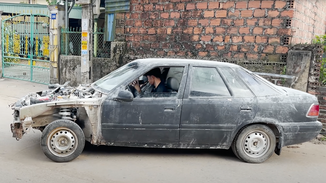 Nhóm thanh niên ở Quảng Ninh đã hồi sinh một chiếc ô tô nát hơn 30 năm tuổi, biến nó thành siêu phẩm Pagani Huayra giống với xe của Minh Nhựa - Ảnh 3.