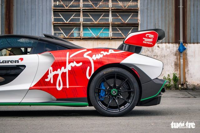 Chiêm ngưỡng chiếc McLaren Senna thứ hai đặc biệt đã về Việt Nam: Giá hàng chục tỉ đồng, đang mặc bộ áo độc đáo - Hình ảnh 4.