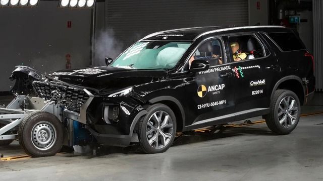 Hyundai Palisade 2022 gây sốc khi không đạt được điểm an toàn tối đa - Hình 1.