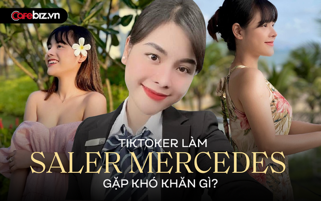 TikToker bán Mercedes: Thu nhập 60 triệu, chỉ trong tháng đầu đã bán được chiếc V250 hiếm - Ảnh 1.
