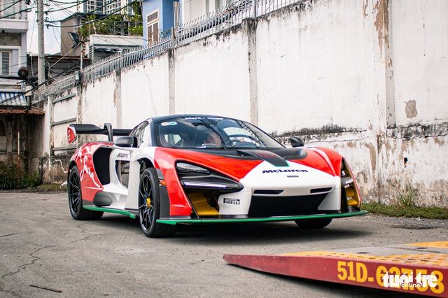 Chiêm ngưỡng chiếc McLaren Senna thứ hai đã đến Việt Nam: Giá hàng chục tỉ đồng, đang mặc bộ áo đặc biệt - Hình ảnh 13.
