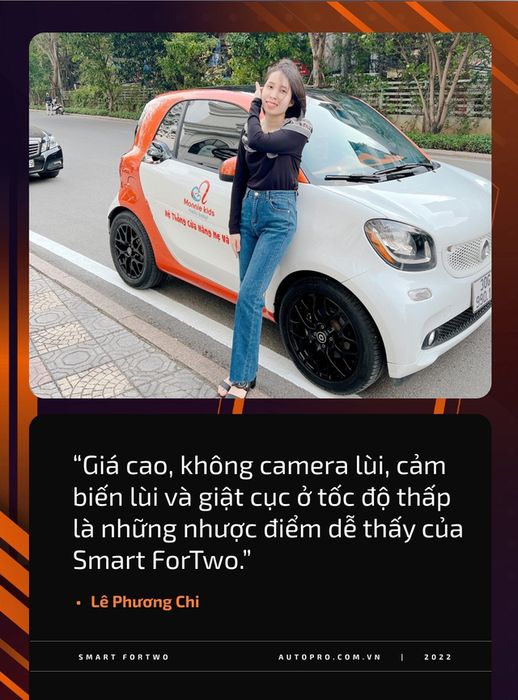 Nữ doanh nhân trẻ tại Hà Nội nói rằng cô thích sử dụng Smart ForTwo hơn cả BMW, Lexus và Porsche. 