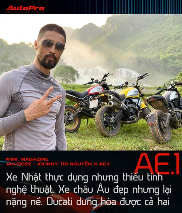 Johnny Trí Nguyễn đã đắm chìm trong thế giới của Ducati trong suốt 10 năm và khao khát tạo ra chiếc xe ba bánh độc đáo nhất tại Việt Nam.