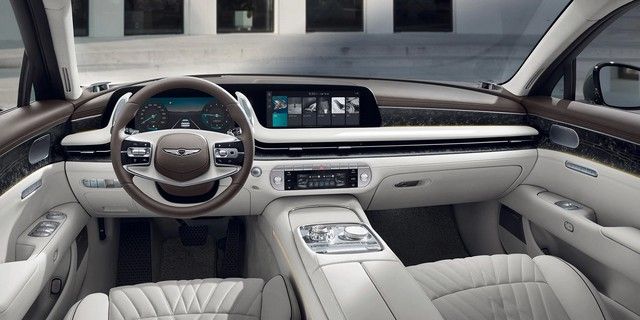 Nội thất mới của Genesis G90 thế hệ mới đầy ấn tượng: không thua kém Mercedes-Benz S-Class về sang trọng, ghế chủ là điểm nhấn - Hình ảnh 2.