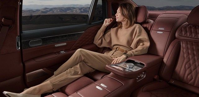 Nội thất mới của Genesis G90 thế hệ mới đẹp mắt: không kém cạnh Mercedes-Benz S-Class, ghế chủ là điểm nhấn - Hình ảnh 4.