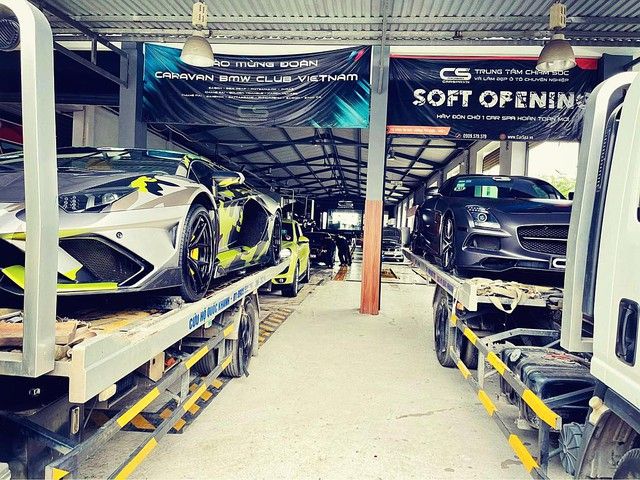 Lamborghini Aventador độ bodykit to nhất Việt Nam lộ diện, so sánh cùng với Mercedes-AMG SLS hiếm hoi của doanh nhân Sài Gòn - Hình 5.