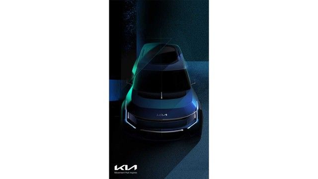 Kia EV9 Concept được ra mắt tại triển lãm Los Angeles Auto Show, cùng diện mạo với VinFast VF e35 và VF e36 - Ảnh 3.