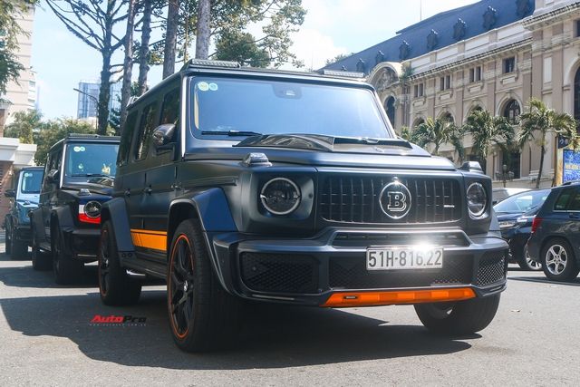 Hình ảnh 9: Mercedes-AMG G 63 của Minh Nhựa với diện mạo mới hẹn hò cùng hai chiếc của Nguyễn Quốc Cường và vợ chồng Đoàn Di Băng.