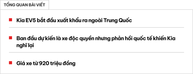 Kia EV5 sẽ bắt đầu xuất hiện trên thị trường quốc tế, có thể bao gồm cả Việt Nam - Ảnh 1.