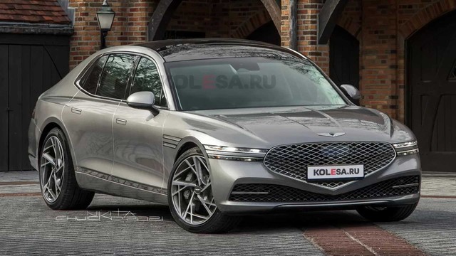 Dự đoán về Genesis G90 2022 - Sedan hạng sang full-size Hàn Quốc với ước vọng cạnh tranh Mercedes S-Class và BMW 7-Series - Ảnh 1.