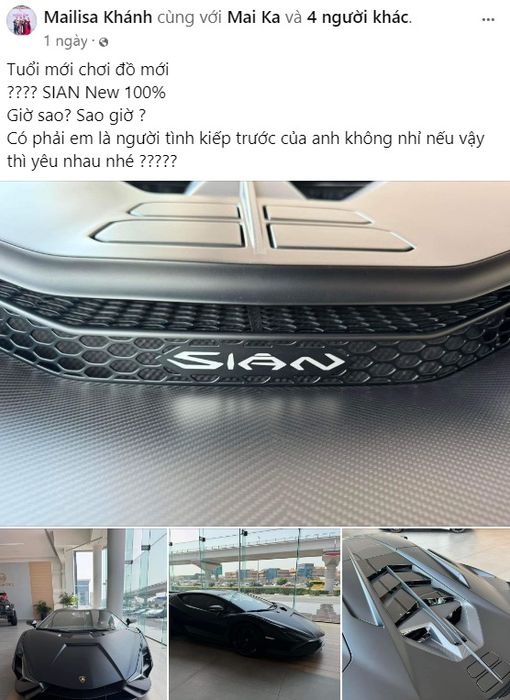 Hoàng Kim Khánh không ngừng thả thính với loạt siêu xe khủng: Từ Lamborghini Sian, Revuelto đến việc công khai đặt mua McLaren 750S - Ảnh 1.