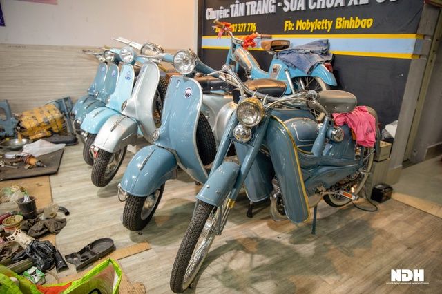 Anh Ngọc Bình đã dành 20 năm để tự sửa chữa các chiếc Vespa, Lambretta cổ của mình - Ảnh 2.