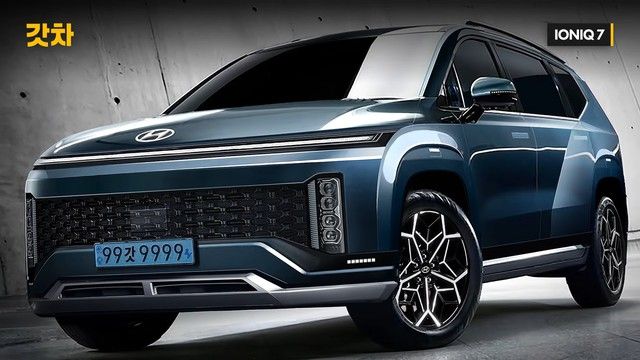 Phác họa thiết kế Hyundai Ioniq 7: Siêu SUV điện cỡ lớn, ra mắt đồng thời với Kia EV9 - Hình 2.