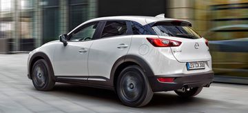 Mazda CX-3 có kích thước trung bình giữa Mazda2 và Mazda3