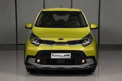 Mặt ca lăng của KIA Morning 2021 mang dáng vẻ một con hổ đặc trưng