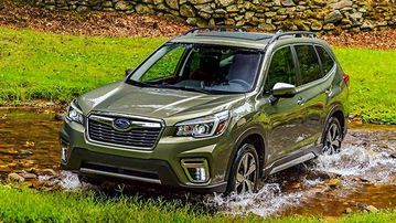 Forester 2021 với phần đầu xe đã trải qua thiết kế lại